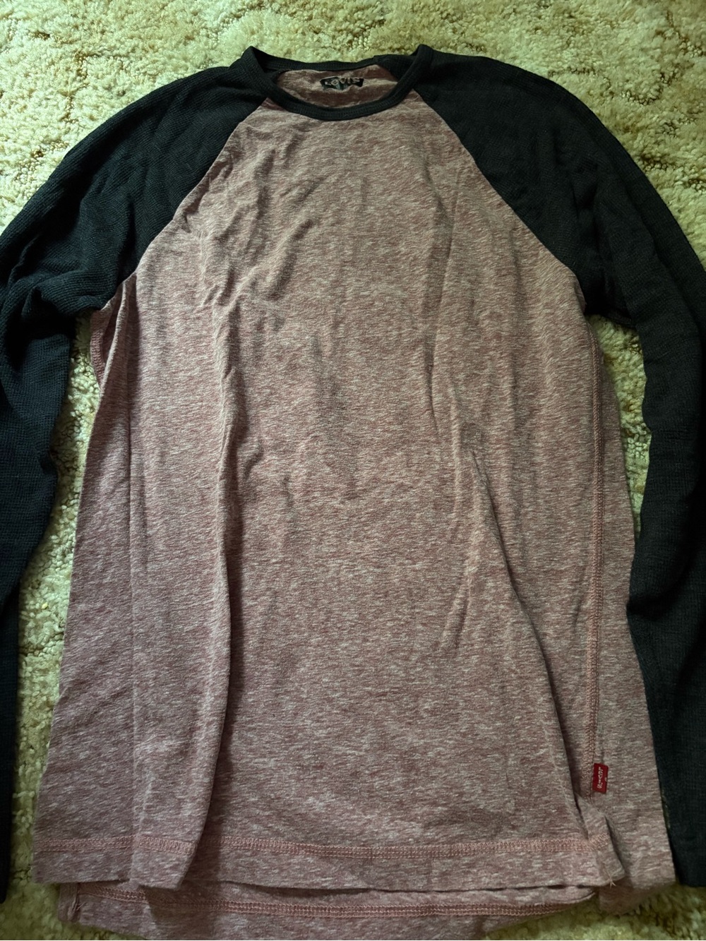Levi's Long Sleeve Baseball Tee